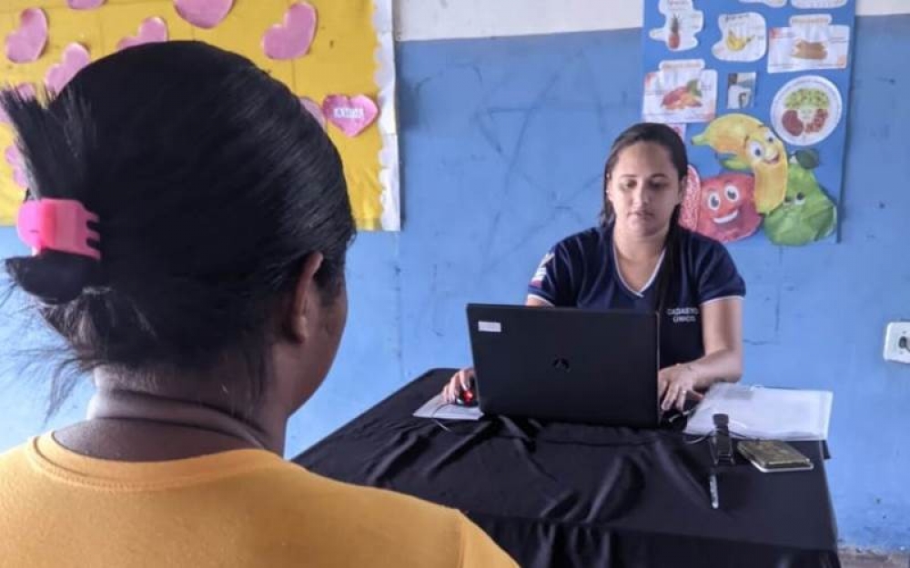 Equipe do Cadastro Único realiza atendimentos as famílias acompanhadas pelo CRAS no Mineiro