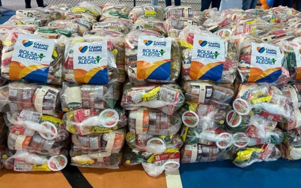 Prefeitura de Campo Alegre amplia distribuição mensal de cestas básicas de 2.500 para 3.000 famílias 
