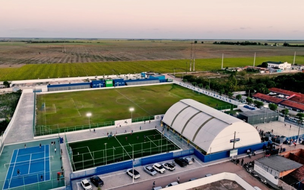 Prefeito Nicolas Pereira realizou a inauguração do Complexo Esportivo do Distrito Luziápolis 