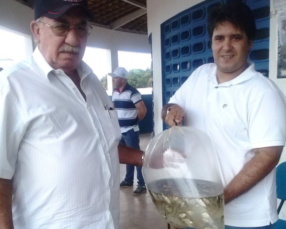 Secretaria de Agricultura distribui milhares de alevinos aos produtores rurais campo-alegrenses