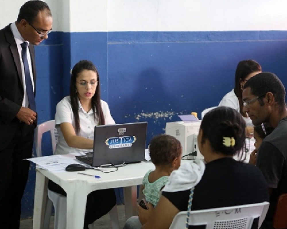 Justiça Itinerante atendeu mais de mil cidadãos em Luziápolis no município de Campo Alegre
