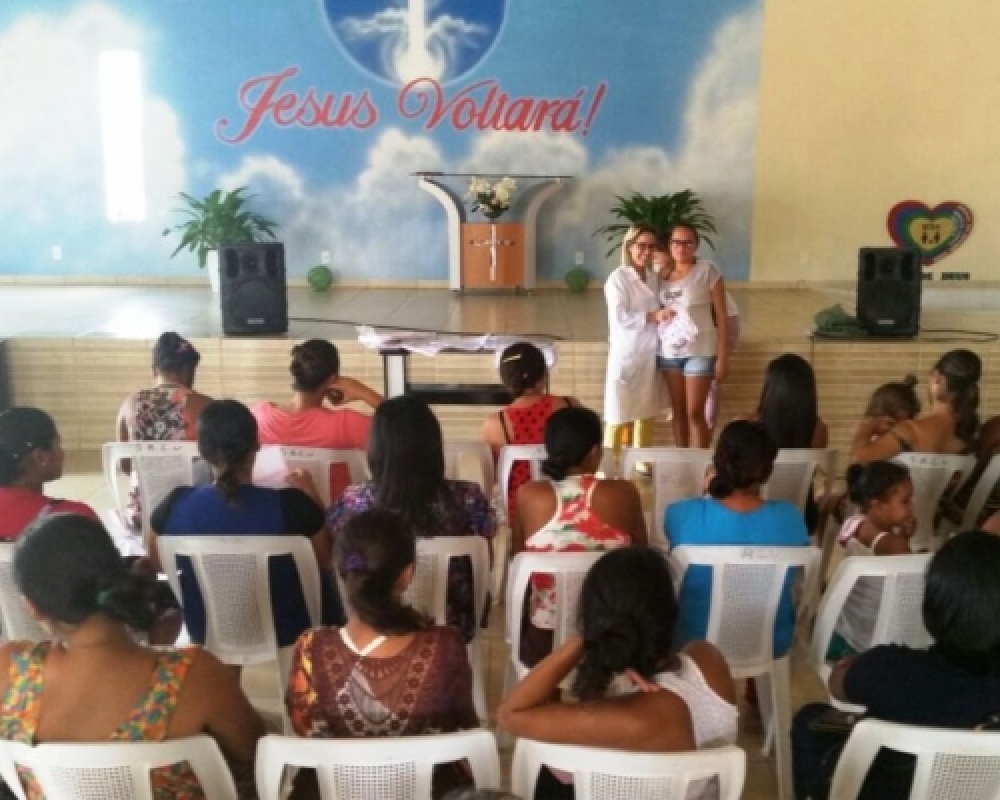 Gestantes de Luziápolis participam de encontro realizado pela Secretaria de Saúde