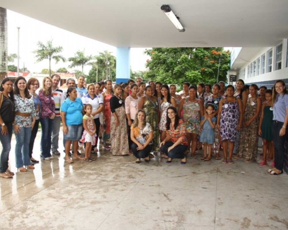 Grupo de gestantes atendidas pelo CRAS participam de visita ao hospital de Campo Alegre‏