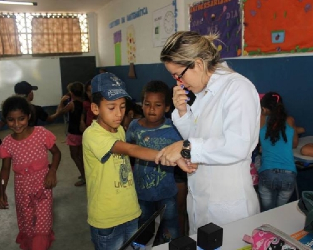 Secretaria de Saúde realiza ações do Programa Saúde na escola em Luziápolis