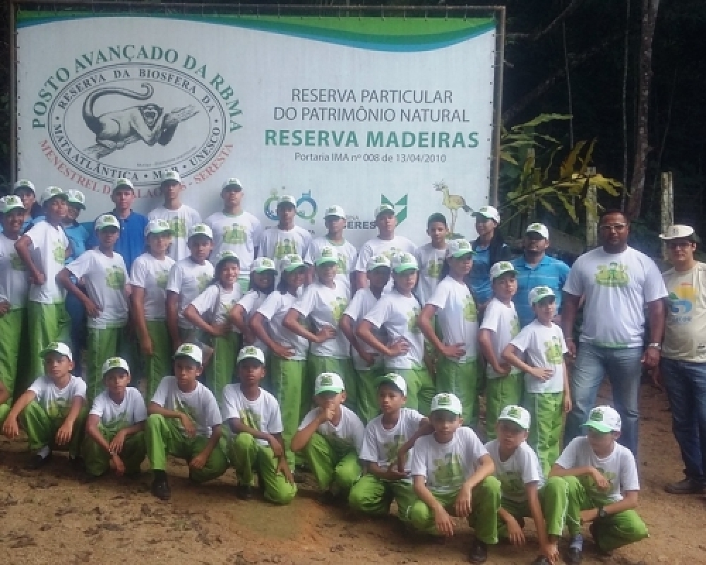 Alunos do Projeto Soldadinho Verde e Guarda Mirim participaram de visita a Reserva Madeiras
