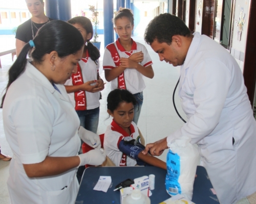 Secretarias de Saúde e Educação realizam Ações do Programa Saúde nas Escolas em Campo Alegre