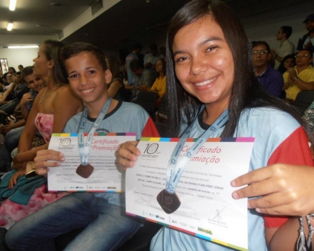 Alunos de Campo Alegre receberam premiação da 10ª Olimpíada Brasileira de Matemática