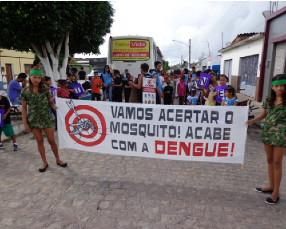 Serviço de Convivência encerrou o projeto DENGUE com a realização de Caminhada e apresentações