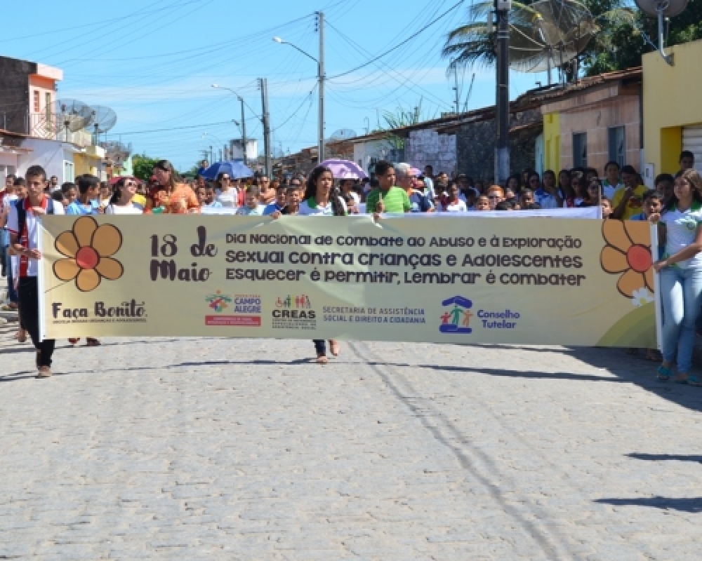 Caminhadas marcam o Dia de Combate ao Abuso e Exploração Sexual de Crianças e Adolescentes