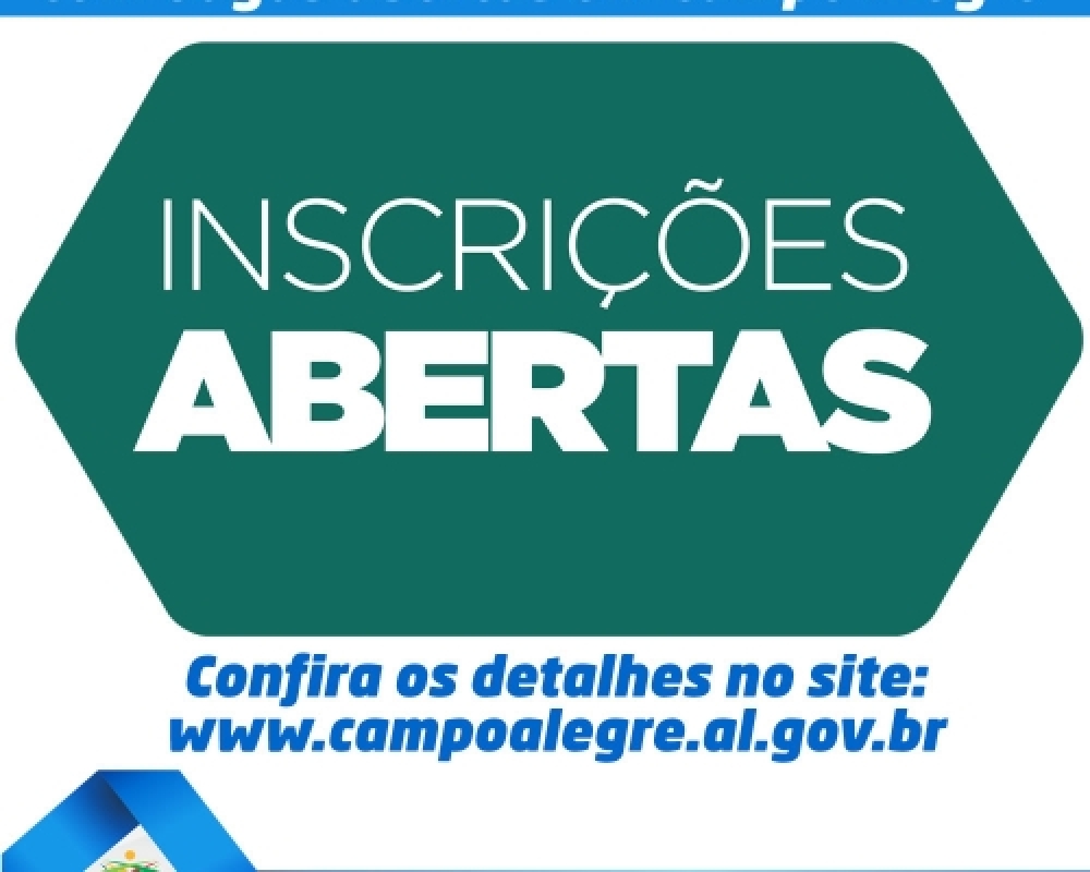 Prefeitura divulga relação de cursos com vagas abertas em Campo Alegre