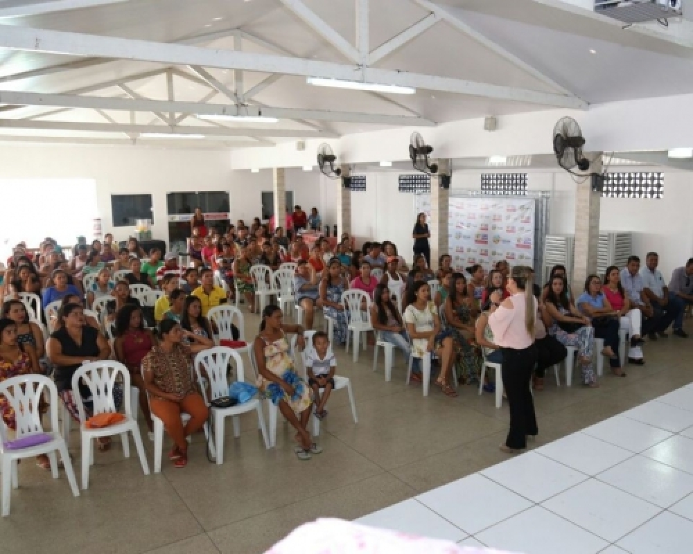 Gestantes de Campo Alegre participam de palestra sobre cuidados com o recém-nascido