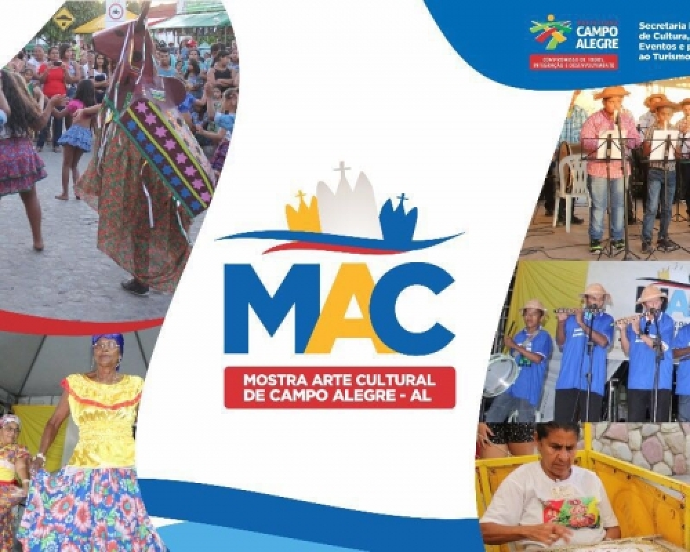 XI edição da Mostra Arte Cultural de Campo Alegre acontecerá na sede e distrito Luziápolis 