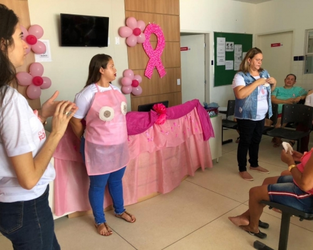 Outubro Rosa: Secretaria de Saúde realiza diversas ações de promoção a saúde da Mulher