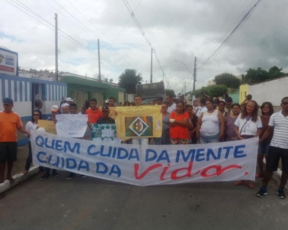 Caminhada marca o encerramento das ações da Campanha janeiro Branco 