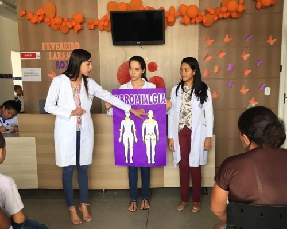 Fevereiro Roxo- Secretaria de Saúde realiza ações da Campanha de alerta sobre a Fibromialgia nas UBS