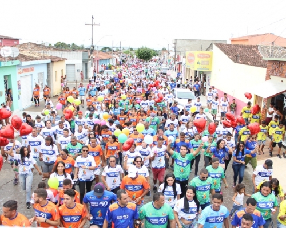 Campo-alegrenses comemoram o aniversário de 59 anos do município na Chama da Integração