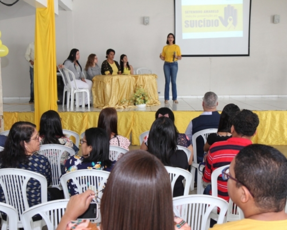 Setembro Amarelo: Secretaria de Saúde promoveu a l Oficina Intersetorial sobre Saúde Mental 