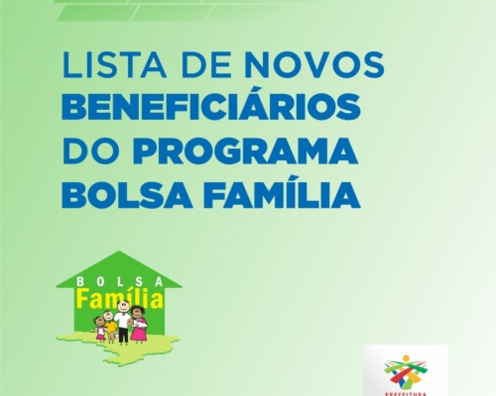 Mais de 390 famílias de Campo Alegre foram incluídas no Programa Bolsa Família 