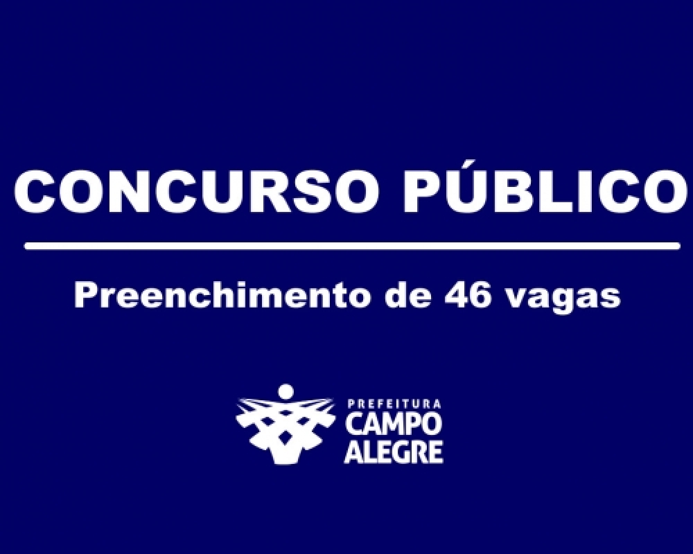 Prefeitura de Campo Alegre realizará concurso para Guarda Municipal e mais três funções
