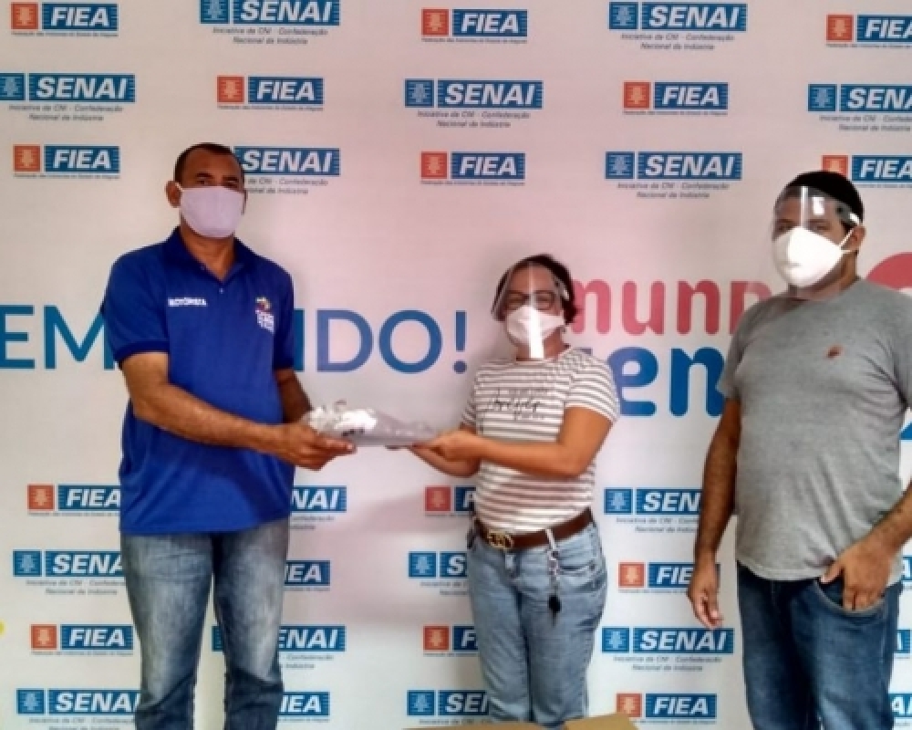 Federação das Indústrias de Alagoas doa 400 protetores faciais a Prefeitura de Campo Alegre