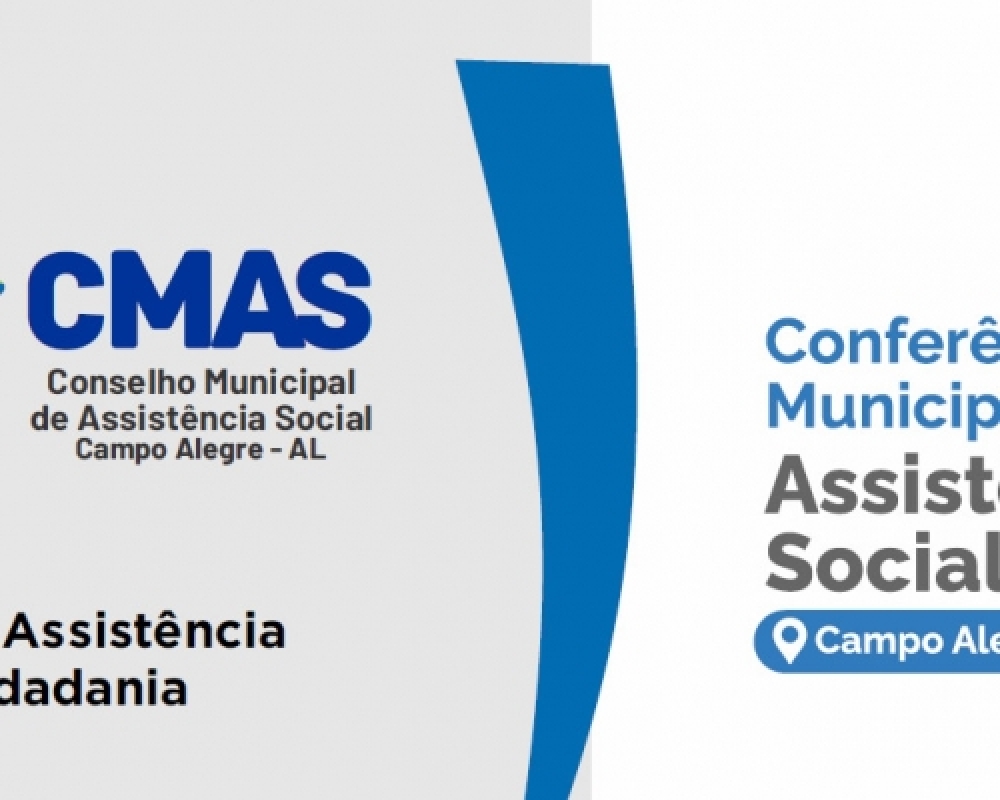 Campo Alegre realizará a XI Conferência Municipal de Assistência Social