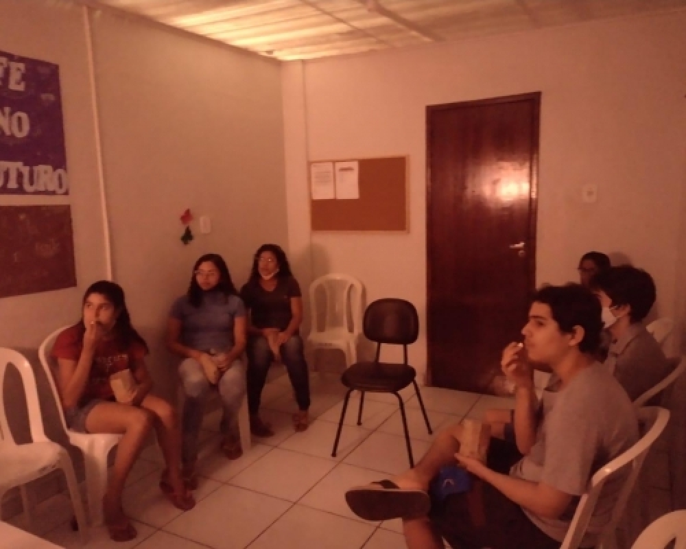 CRAS da sede realizou mais uma atividade do Projeto Cine Convivência 