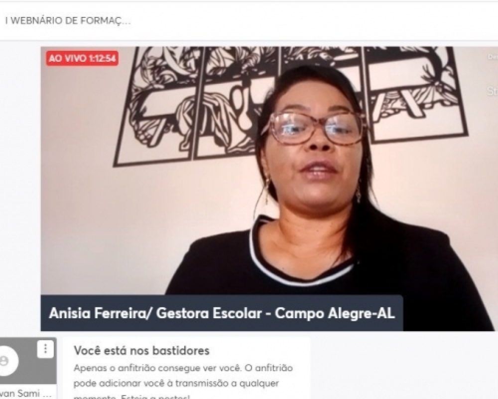 Gestores escolares participam do I Webnário Virtual da Região Nordeste promovido Pelo FNDE