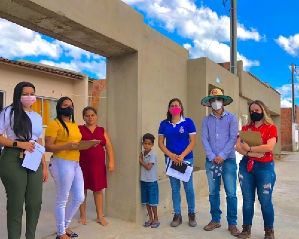 Setor de Habitação e Fiscalização de Obras realiza Medições de Terrenos no Residencial Jorge Gomes