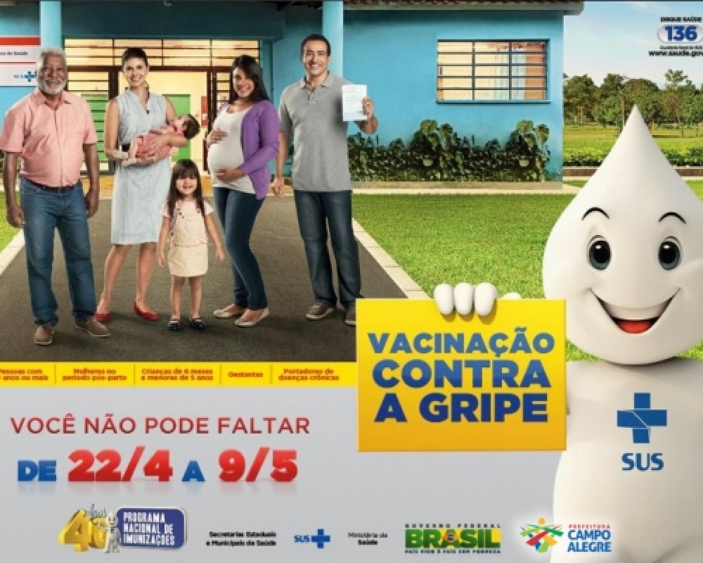 Prefeitura de Campo Alegre inicia campanha de vacinação contra Influenza