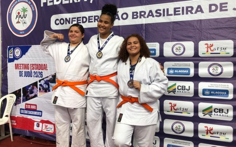 Atletas do Judô de Campo Alegre conquistam medalhas no Meeting Estadual