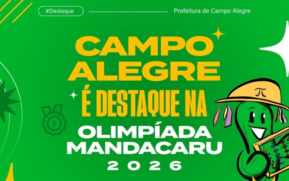 Rede Municipal de Campo Alegre celebra desempenho de excelência na Olimpíada Mandacaru de Matemática 2026