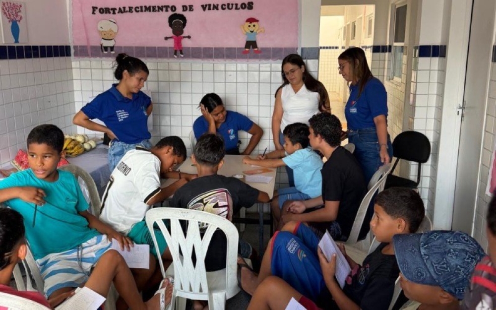 CREAS promove oficina sobre a temática de defesa de direitos de crianças e adolescentes