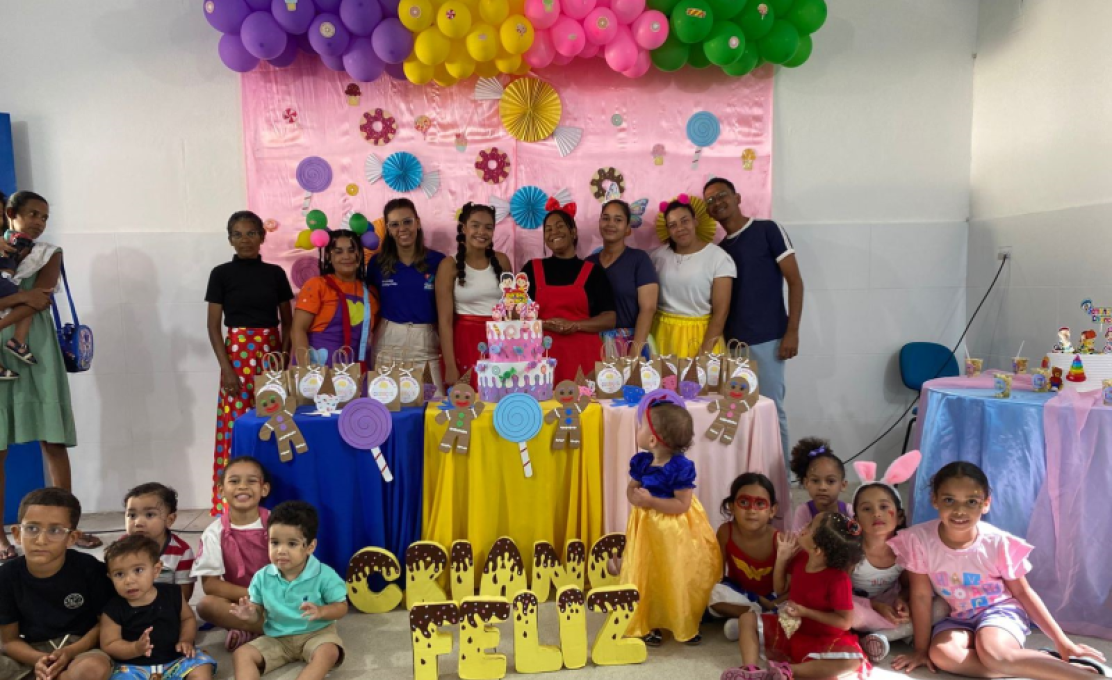 CRAS e Criança Feliz de Luziápolis promovem comemoração em homenagem ao Dia das Crianças