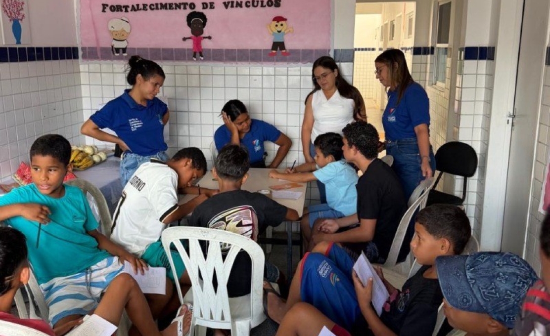 CREAS promove oficina sobre a temática de defesa de direitos de crianças e adolescentes