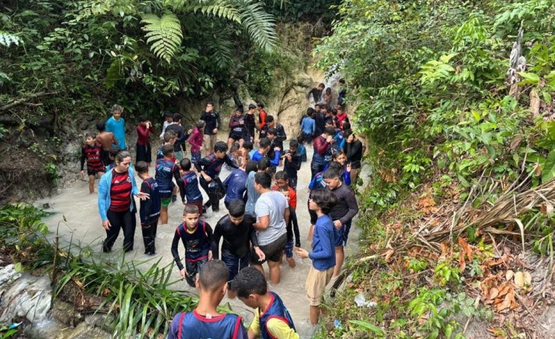 Alunos da Escolinha SEMEL participam de Trilha Ecológica e Passeio Ciclístico no Circuito de ...