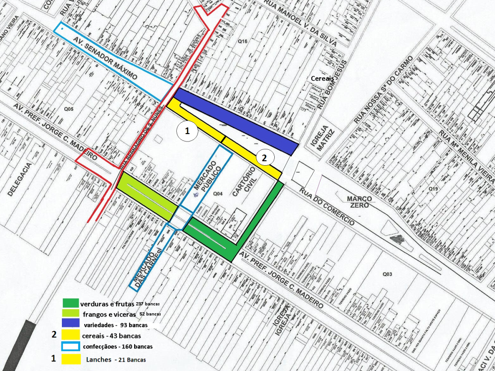 Setorização: Feira Livre de Campo Alegre passa por melhorias