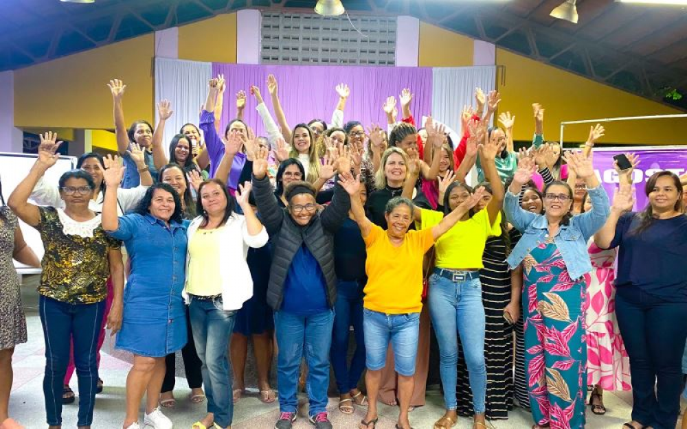 Agosto Lilás: Secretaria da Mulher promoveu palestra Projeto Mulheres que Inspiram Liberdade em Luziápolis