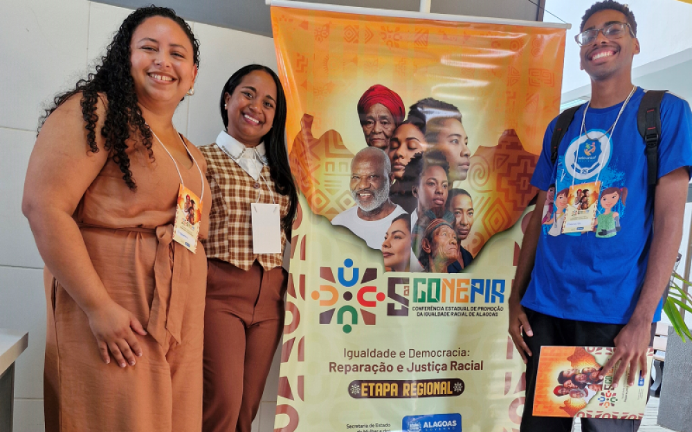 Comissão do Selo UNICEF de Campo Alegre participa da 5ª Conferência Estadual de Promoção da Igualdade Racial de Alagoas 