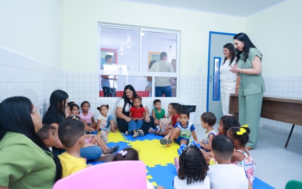 Prefeita Pauline Pereira entrega novas salas de aulas no CEI Maria Valcira de Medeiros 