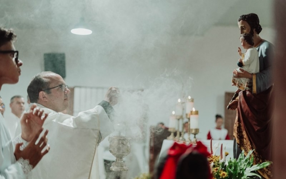 Comunidade Católica do Povoado Chã da Imbira iniciou a Festa do Padroeiro São José