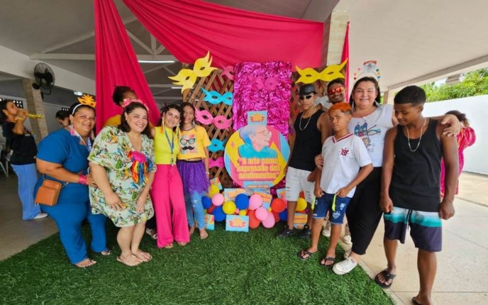 Usuários do CAPS de Campo Alegre participam de Bloquinho de Carnaval