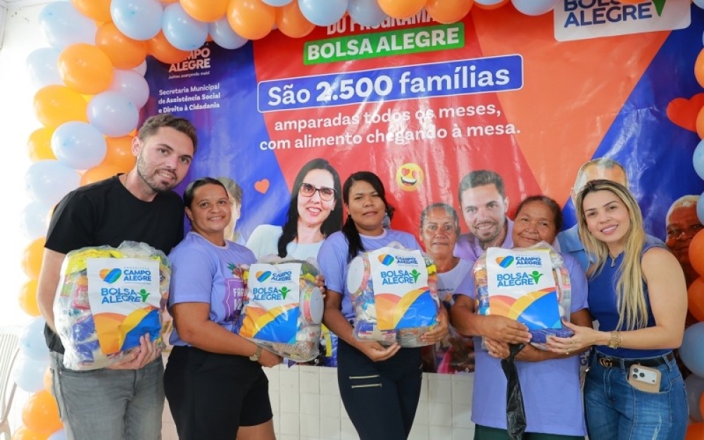 Prefeitura de Campo Alegre realizou a entrega de mais 2.500 Cestas do Programa Bolsa Alegre