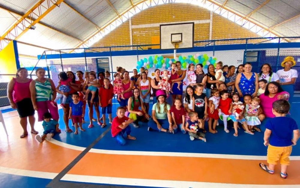 Programa Criança Feliz realizou comemoração em homenagem ao Dia das crianças