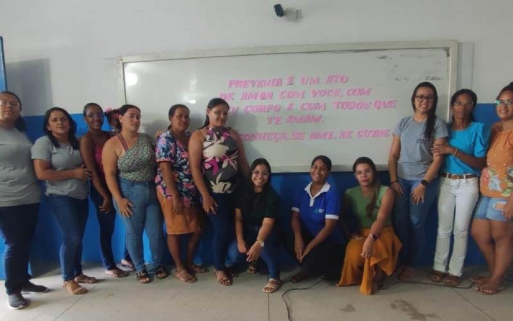 Programa Criança Feliz promoveu momento de conscientização em alusão ao Outubro Rosa