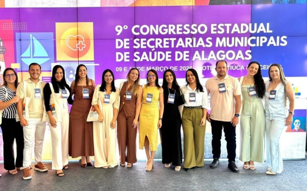 Secretárias e profissionais da saúde de Campo Alegre participam do 9º Congresso Estadual de Secretarias de Saúde