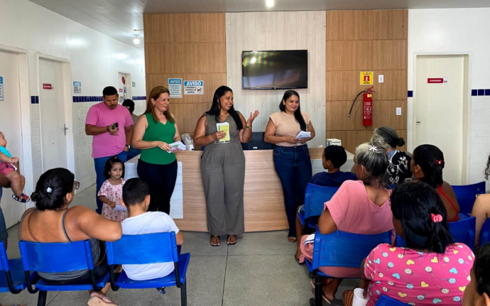Projeto CRAS Inclusivo leva informações para os pacientes da Unidade Básica de Saúde José Firmino