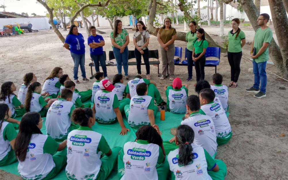 Grupo de Educação Ambiental Soldadinho Verde participa  de atividade em comemoração ao Dia da Terra