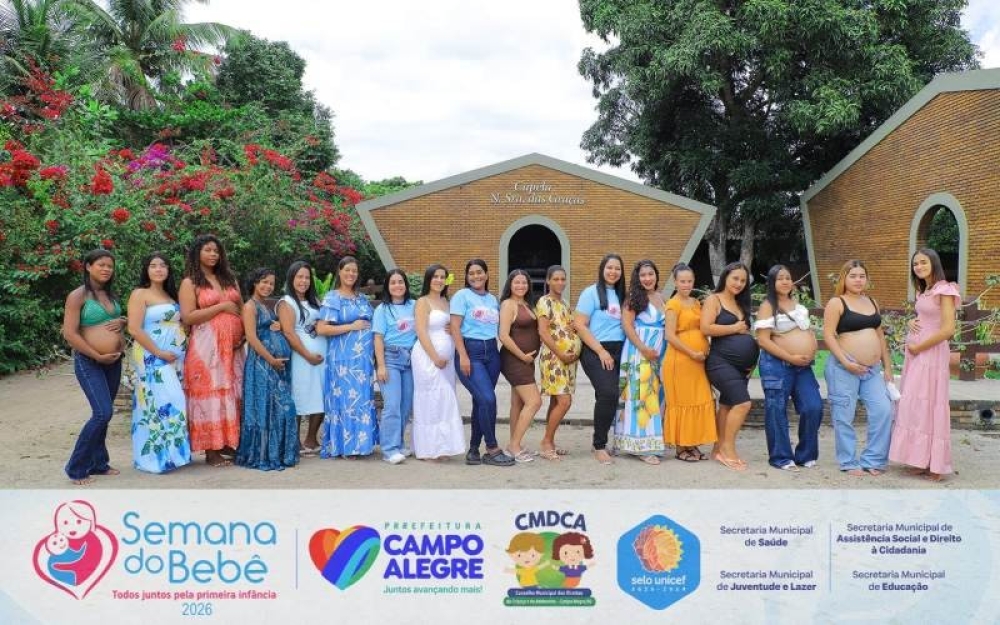 Semana do Bebê: Grupo de Gestantes participam de Ensaio para Book Fotográfico 
