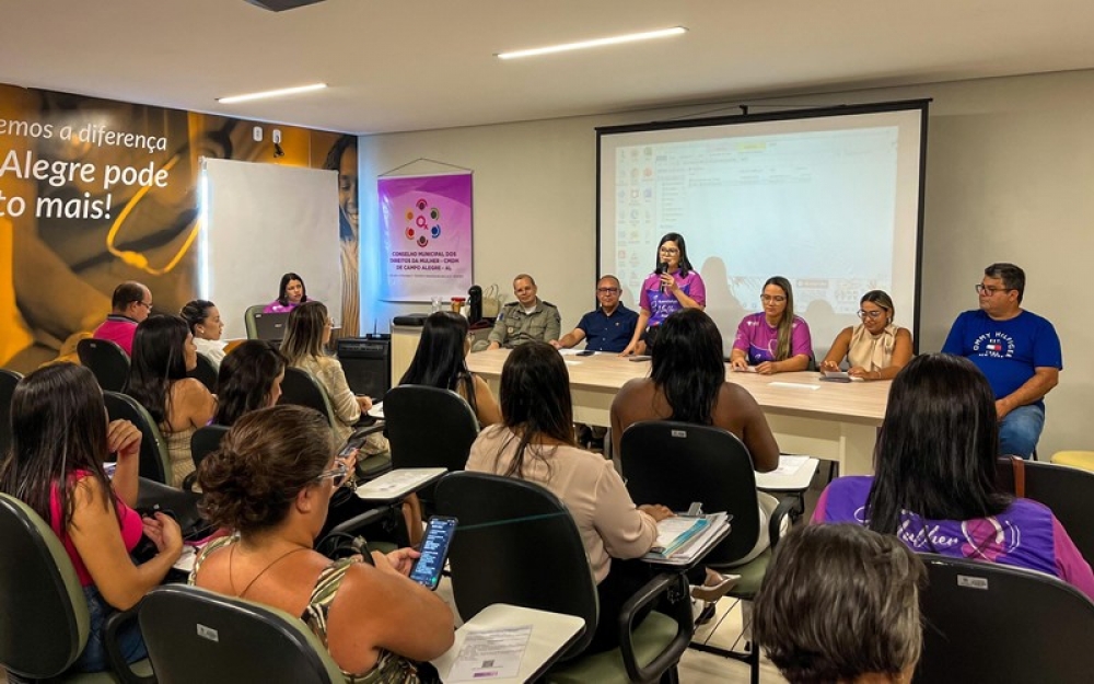 Campo Alegre promoveu encontro da Rede para o enfrentamento da Violência contra a Mulher 