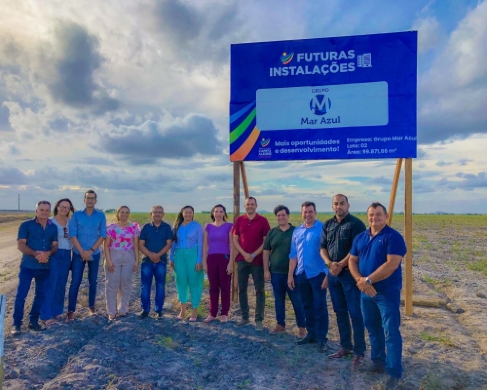 Primeiras quatro empresas deverão iniciar instalação no Polo de Campo Alegre no início de 2022